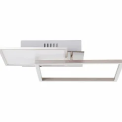 Luminaires Brilliant Éclairage Led|Plafonnier Brilliant-Leuchten Zelia LED Argenté, 1 lumière