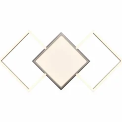 Luminaires Brilliant Éclairage Led|Plafonnier Brilliant-Leuchten Zelia LED Argenté, 1 lumière