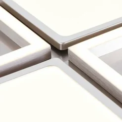 Luminaires Brilliant Éclairage Led|Plafonnier Brilliant-Leuchten Zelia LED Argenté, 1 lumière
