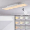 hofstein Éclairage Led|Plafonnier Buenaventura LED Blanc, 1 lumière, Télécommandes