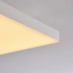 hofstein Éclairage Led|Plafonnier Buenaventura LED Blanc, 1 lumière, Télécommandes