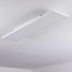 hofstein Éclairage Led|Plafonnier Buenaventura LED Blanc, 1 lumière, Télécommandes