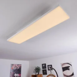 hofstein Éclairage Led|Plafonnier Buenaventura LED Blanc, 1 lumière, Télécommandes
