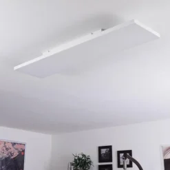 hofstein Éclairage Led|Plafonnier Buenaventura LED Blanc, 1 lumière, Télécommandes