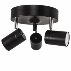 By Rydéns Plafonniers|Plafonnier By Rydens Correct Noir, 3 lumières