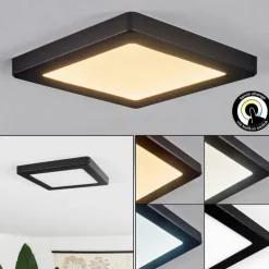 hofstein Éclairage Led|Plafonnier Canditas LED Noir, 1 lumière