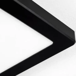 hofstein Éclairage Led|Plafonnier Canditas LED Noir, 1 lumière
