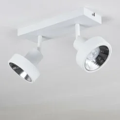 hofstein Spots Et Projecteurs|Plafonnier Chagres Blanc, 2 lumières