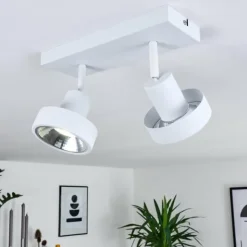 hofstein Spots Et Projecteurs|Plafonnier Chagres Blanc, 2 lumières