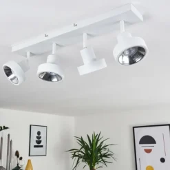hofstein Spots Et Projecteurs|Plafonnier Chagres Blanc, 4 lumières