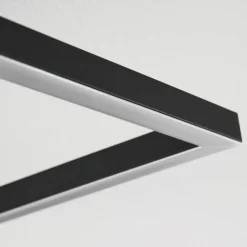 hofstein Éclairage Led|Plafonnier Cheka LED Noir, 2 lumières, Télécommandes
