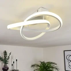 hofstein Éclairage Led|Plafonnier Cochato LED Blanc, 1 lumière