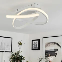 hofstein Éclairage Led|Plafonnier Cochato LED Blanc, 1 lumière