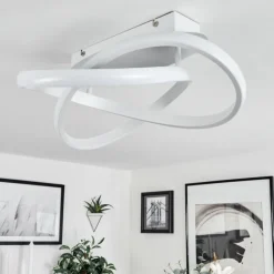 hofstein Éclairage Led|Plafonnier Cochato LED Blanc, 1 lumière