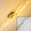 hofstein Éclairage Led|Plafonnier Coquitlam LED Nickel mat, 1 lumière
