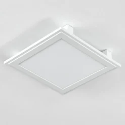 Plafonnier Crum LED Blanc, 1 lumière, Télécommandes