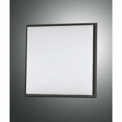 Plafonnier d'extérieur Fabas Luce Desdy LED Noir, 1 lumière