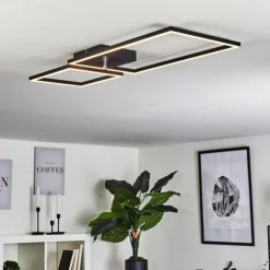 hofstein Éclairage Led|Plafonnier Doyon LED Noir, 1 lumière