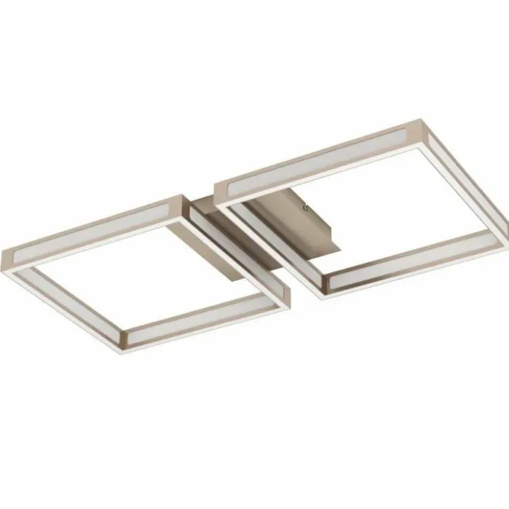 Luminaires Eglo Éclairage Led|Plafonnier Eglo ALTAFLOR LED Nickel mat, 8 lumières