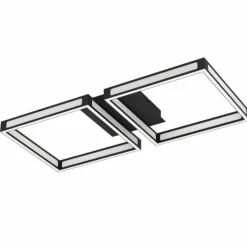 Luminaires Eglo Éclairage Led|Plafonnier Eglo ALTAFLOR LED Noir, 8 lumières