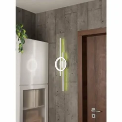 Luminaires Eglo Éclairage Led|Plafonnier Eglo AMANDOLO LED Blanc, 1 lumière, Télécommandes, Changeur de couleurs