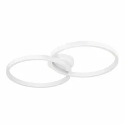 Luminaires Eglo Éclairage Led|Plafonnier Eglo AMANDOLO LED Blanc, 1 lumière, Télécommandes, Changeur de couleurs