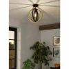 Luminaires Eglo Plafonniers|Plafonnier Eglo BASILDON Noir, 1 lumière