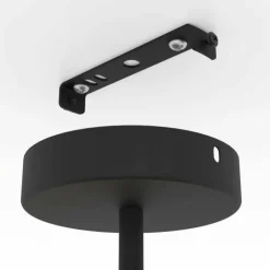 Luminaires Eglo Plafonniers|Plafonnier Eglo BASILDON Noir, 1 lumière