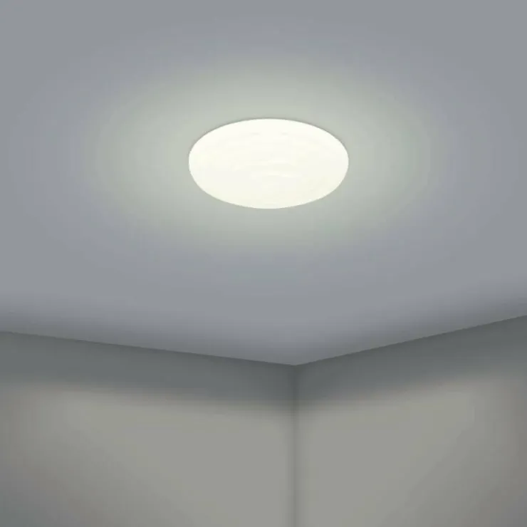Luminaires Eglo Éclairage Led|Plafonnier Eglo BATTISTONA LED Blanc, 8 lumières, Télécommandes