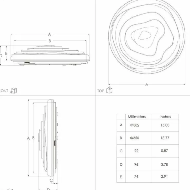 Luminaires Eglo Éclairage Led|Plafonnier Eglo BATTISTONA LED Blanc, 8 lumières, Télécommandes