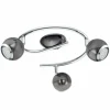 Luminaires Eglo Plafonniers|Plafonnier Eglo BIMEDA Nickel mat, 3 lumières