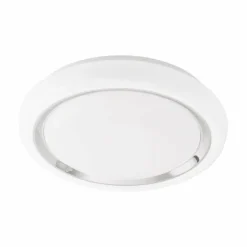 Luminaires Eglo Éclairage Led|Plafonnier Eglo CAPASSO LED Chrome, Blanc, 1 lumière