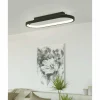 Luminaires Eglo Éclairage Led|Plafonnier Eglo CODRIALES LED Noir, 1 lumière