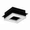 Luminaires Eglo Éclairage Led|Plafonnier Eglo FRADELO LED Noir, 1 lumière