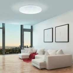 Luminaires Eglo Éclairage Led|Plafonnier EGLO FRANIA-A LED Blanc, 1 lumière, Télécommandes