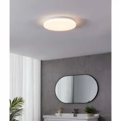 Luminaires Eglo Éclairage Led|Plafonnier Eglo FRANIA-S LED Blanc, 1 lumière