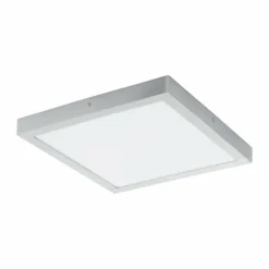Luminaires Eglo Éclairage Led|Plafonnier Eglo FUEVA LED Argenté, 1 lumière