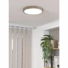 Luminaires Eglo Éclairage Led|Plafonnier Eglo FUEVA LED Nickel mat, 1 lumière