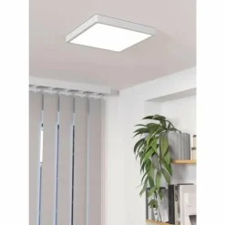 Luminaires Eglo Éclairage Led|Plafonnier Eglo FUEVA LED Blanc, 1 lumière