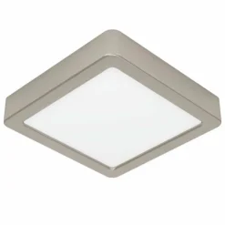 Luminaires Eglo Éclairage Led|Plafonnier Eglo FUEVA LED Nickel mat, 1 lumière