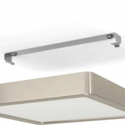 Luminaires Eglo Éclairage Led|Plafonnier Eglo FUEVA LED Nickel mat, 1 lumière