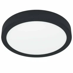 Luminaires Eglo Éclairage Led|Plafonnier Eglo FUEVA LED Noir, 1 lumière