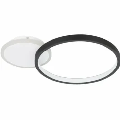 Luminaires Eglo Éclairage Led|Plafonnier Eglo GAFARES LED Noir, Blanc, 1 lumière