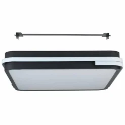 Plafonnier Eglo GENOVESE-Z LED Noir, 1 lumière