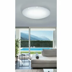 Luminaires Eglo Éclairage Led|Plafonnier Eglo GIRON-S LED Blanc, 1 lumière, Télécommandes