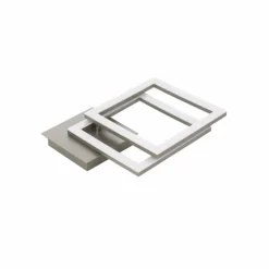 Luminaires Eglo Éclairage Led|Plafonnier Eglo Huera LED Nickel mat, 1 lumière