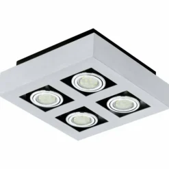 Luminaires Eglo Plafonniers|Plafonnier Eglo LOKE 1 Aluminium