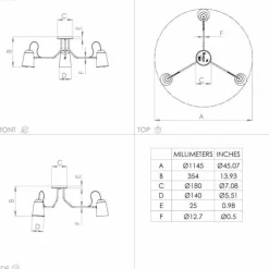 Luminaires Eglo Plafonniers|Plafonnier Eglo LORETO Noir, Blanc, 3 lumières