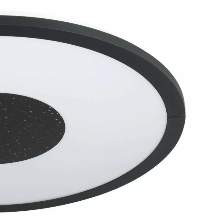 Luminaires Eglo Éclairage Led|Plafonnier Eglo MARMORATA LED Noir, Blanc, 2 lumières