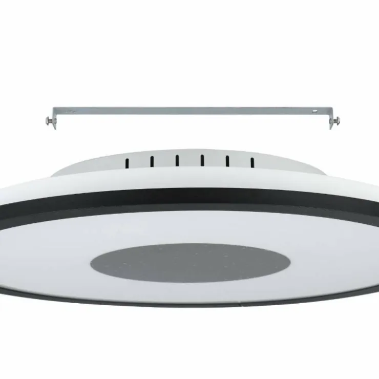 Luminaires Eglo Éclairage Led|Plafonnier Eglo MARMORATA LED Noir, Blanc, 2 lumières